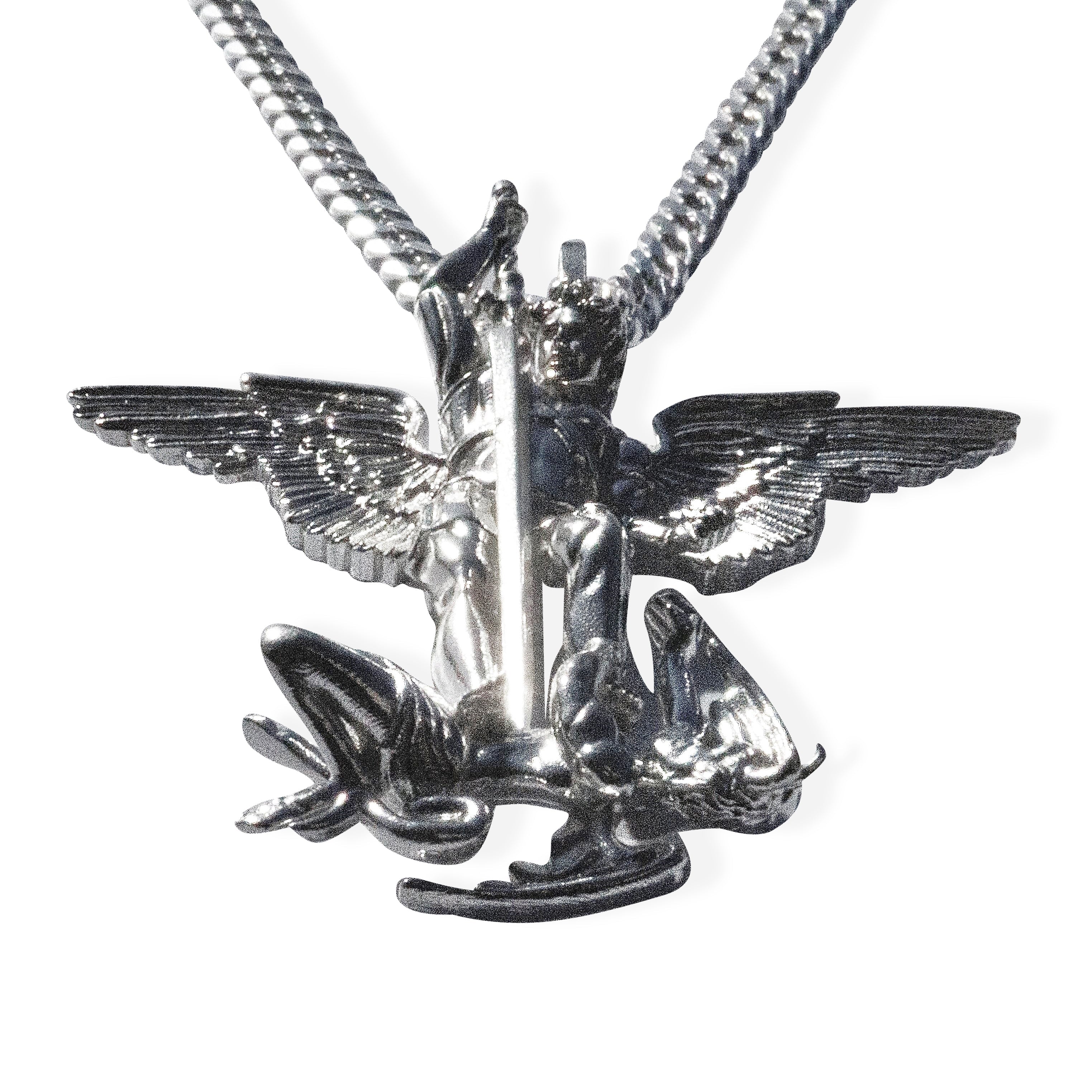 XL Sterling Silver St Michael 2023 Piece