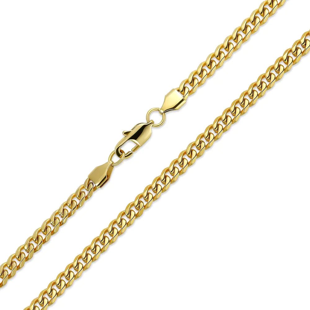 Gold Cuban Link Chain 5mm