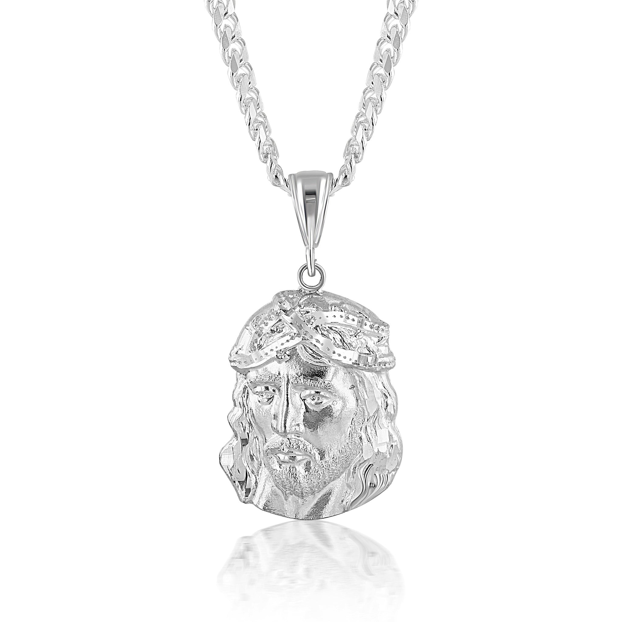 Sterling Silver Jesus Piece Large Product Photo 1